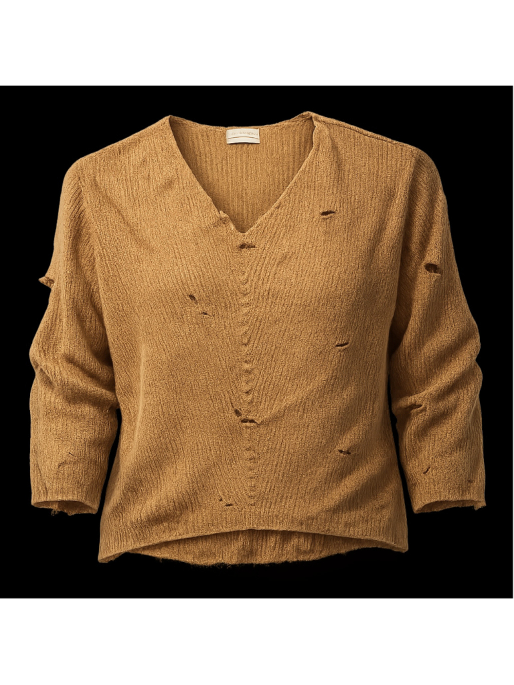 Urban Outfitters Women’s Brown Distressed V-Neck Sweater S
262